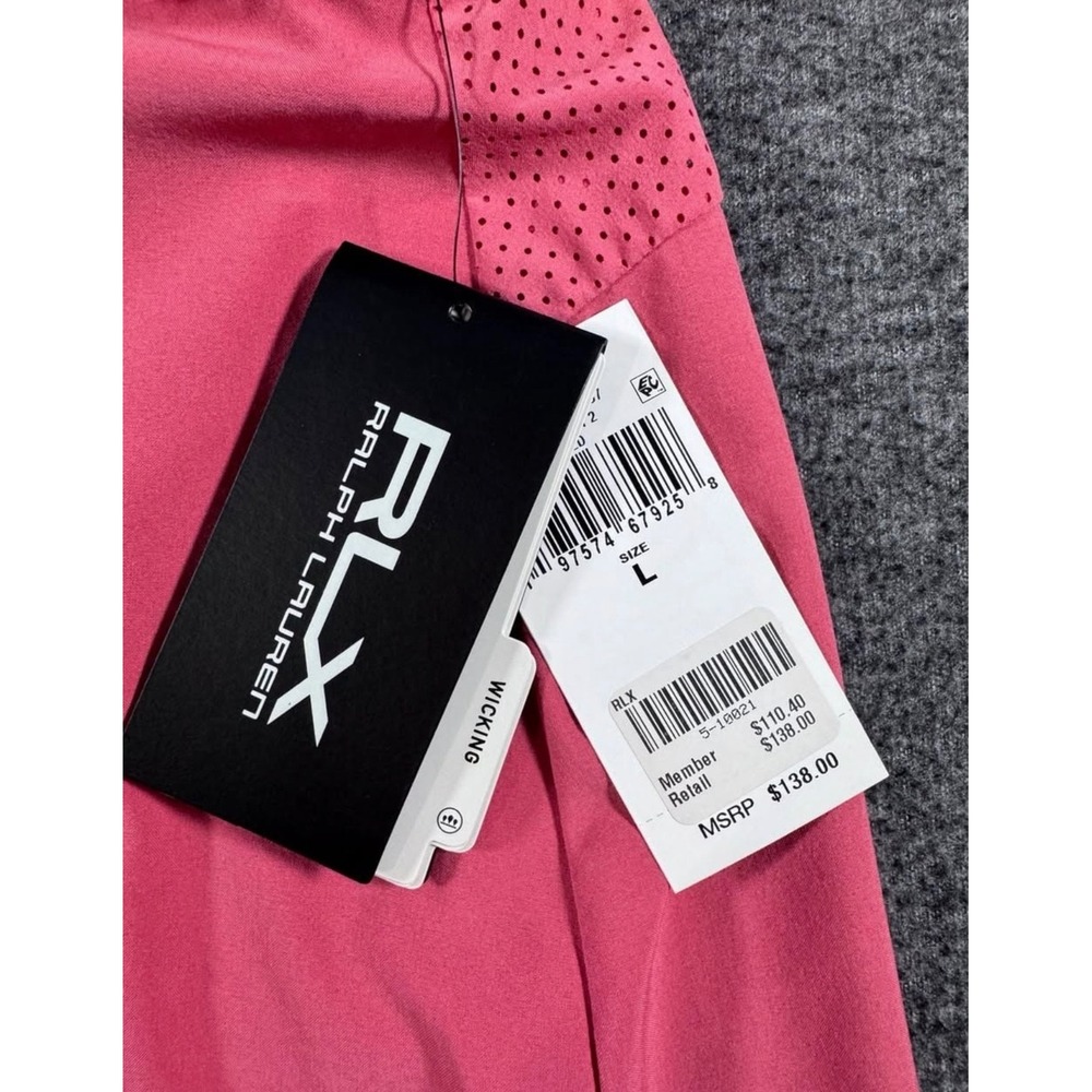 RLX Ralph Lauren Pink Golf Skort Womens Large Wicking Performance Skirt NWT - Picture 2 of 8